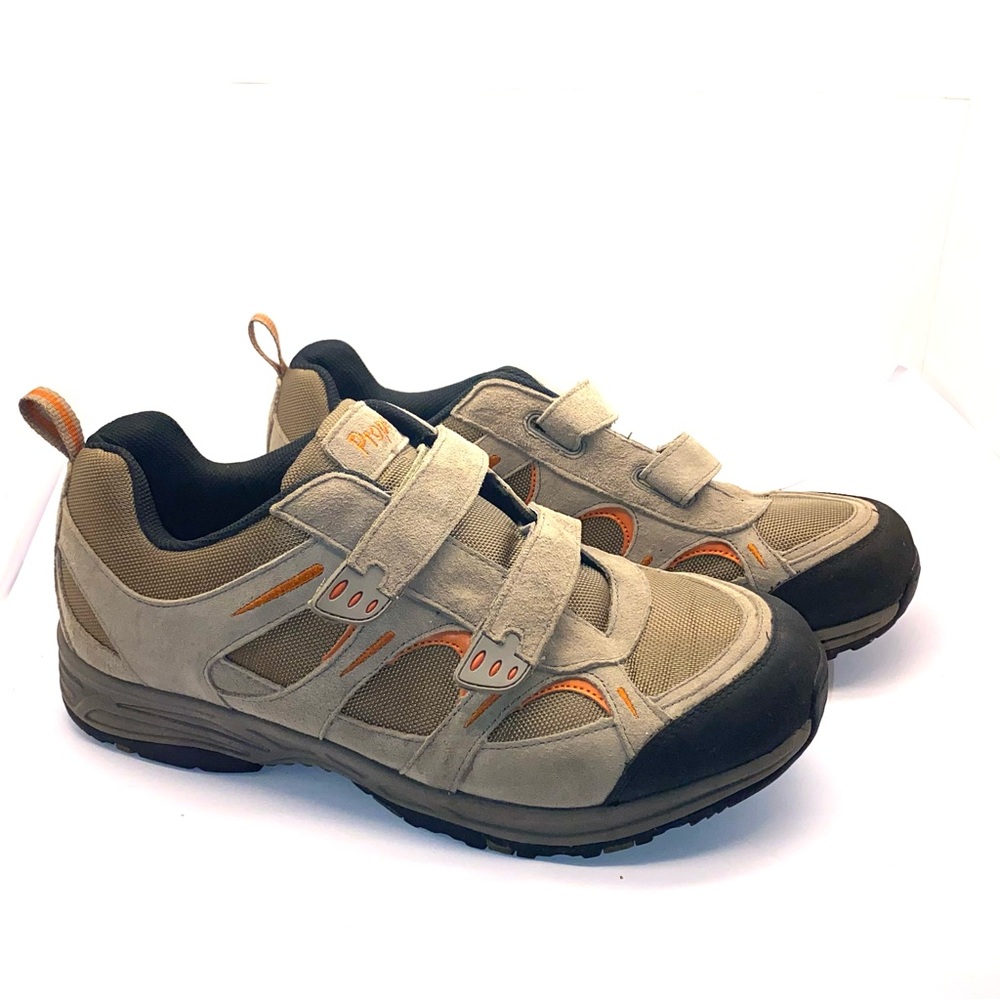 Propet Connelly Hiking/Trail Shoes Gunsmoke and Orange Men's Size 14 xx5E